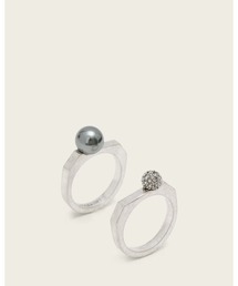 ALLSAINTS（オールセインツ）の「ELLIE HEX RING SET | ELLIE HEX リング セット（リング）」