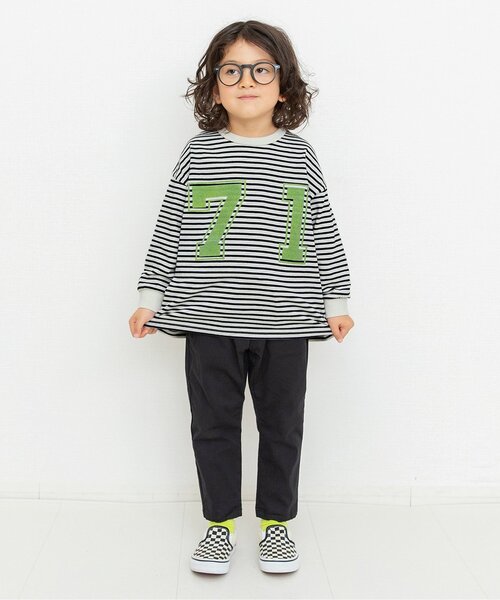 BREEZE（ブリーズ）の「ロゴ&ナンバリングTシャツ（Tシャツ/カットソー・キッズ・チャコール/その他2/ミント/イエロー/レッド/ピンク・110/120/130/150/80/90/100/140）」の8枚目の写真