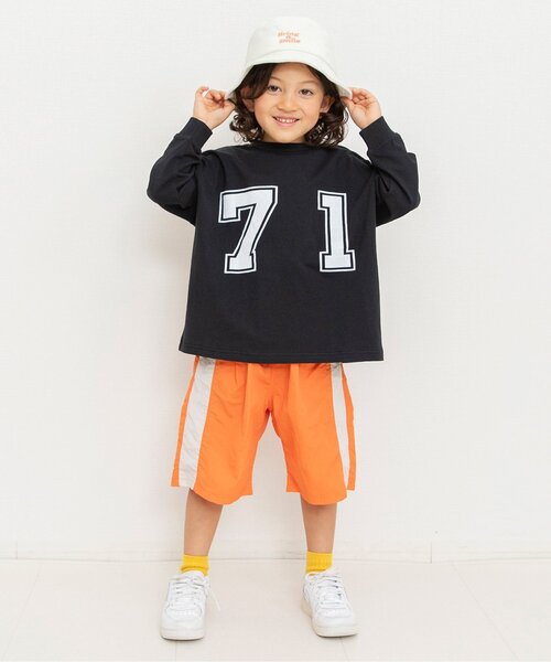 BREEZE（ブリーズ）の「ロゴ&ナンバリングTシャツ（Tシャツ/カットソー・キッズ・チャコール/その他2/ミント/イエロー/レッド/ピンク・110/120/130/150/80/90/100/140）」の12枚目の写真