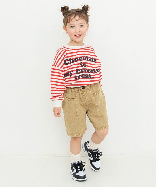 BREEZE（ブリーズ）の「ロゴ&ナンバリングTシャツ（Tシャツ/カットソー・キッズ・チャコール/その他2/ミント/イエロー/レッド/ピンク・110/120/130/150/80/90/100/140）」の15枚目の写真