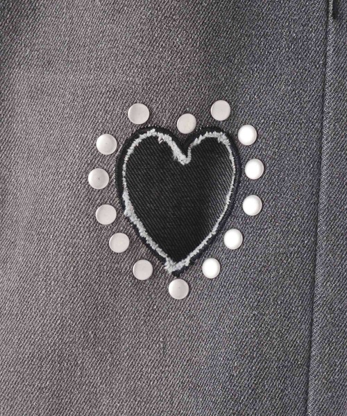 10C REPIPI（ジューシーレピピ）の「【10C REPIPI】ハートホールデニムパンツ（デニムパンツ・キッズ・ブルー/ブラック・110cm/120cm/130cm/140cm）」の22枚目の写真