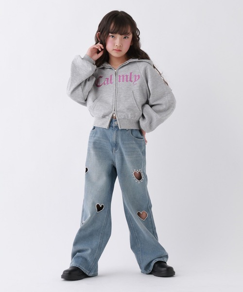 10C REPIPI（ジューシーレピピ）の「【10C REPIPI】ハートホールデニムパンツ（デニムパンツ・キッズ・ブルー/ブラック・110cm/120cm/130cm/140cm）」の8枚目の写真