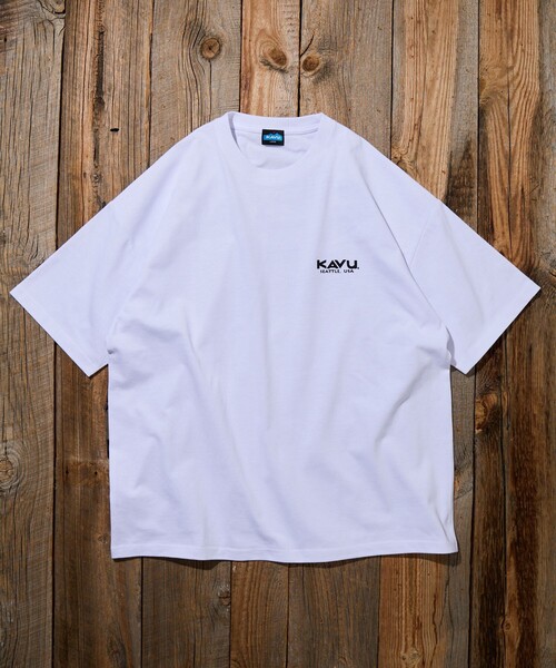 FREAK'S STORE(フリークスストア)の「限定展開 KAVU×FREAK'S STORE カブー 別注 ビッグシルエット バックプリント Tシャツ BEAR(Tシャツ/カットソー・メンズ・ホワイト/スミクロ/アッシュグレー/グレイッシュベージュ・LARGE/MEDIUM/SMALL)」の12枚目の写真