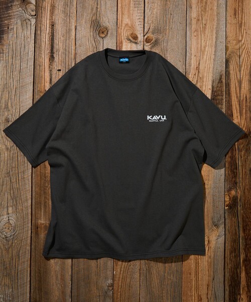 FREAK'S STORE(フリークスストア)の「限定展開 KAVU×FREAK'S STORE カブー 別注 ビッグシルエット バックプリント Tシャツ BEAR(Tシャツ/カットソー・メンズ・ホワイト/スミクロ/アッシュグレー/グレイッシュベージュ・LARGE/MEDIUM/SMALL)」の18枚目の写真