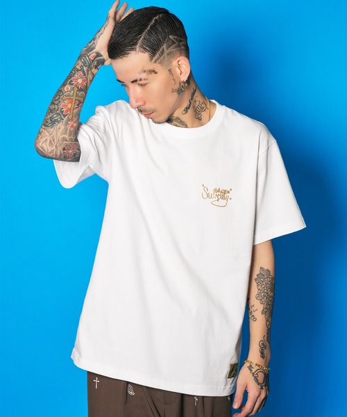 Subciety（サブサエティ）の「Skull maria tee（Tシャツ/カットソー・メンズ・ブラック/スミクロ/ホワイト・SMALL/MEDIUM/LARGE/X-LARGE/XX-LARGE）」の7枚目の写真