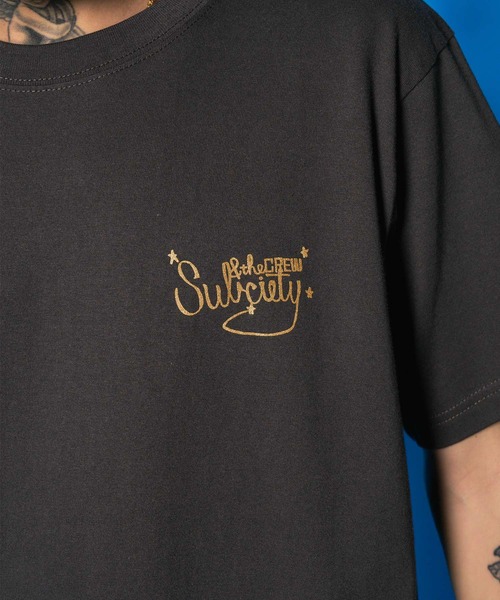 Subciety（サブサエティ）の「Skull maria tee（Tシャツ/カットソー・メンズ・ブラック/スミクロ/ホワイト・SMALL/MEDIUM/LARGE/X-LARGE/XX-LARGE）」の13枚目の写真