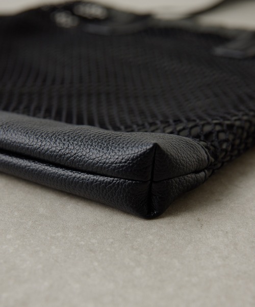 COLLAGE GALLARDAGALANTE（コラージュガリャルダガランテ）の「PAPILLONNER/メッシュ2WAYトートバッグ（トートバッグ・レディース・ブラック/ベージュ・FREE）」の8枚目の写真