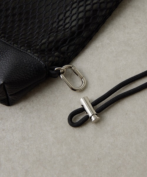 COLLAGE GALLARDAGALANTE（コラージュガリャルダガランテ）の「PAPILLONNER/メッシュ2WAYトートバッグ（トートバッグ・レディース・ブラック/ベージュ・FREE）」の10枚目の写真