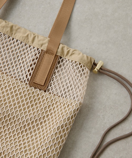 COLLAGE GALLARDAGALANTE（コラージュガリャルダガランテ）の「PAPILLONNER/メッシュ2WAYトートバッグ（トートバッグ・レディース・ブラック/ベージュ・FREE）」の14枚目の写真