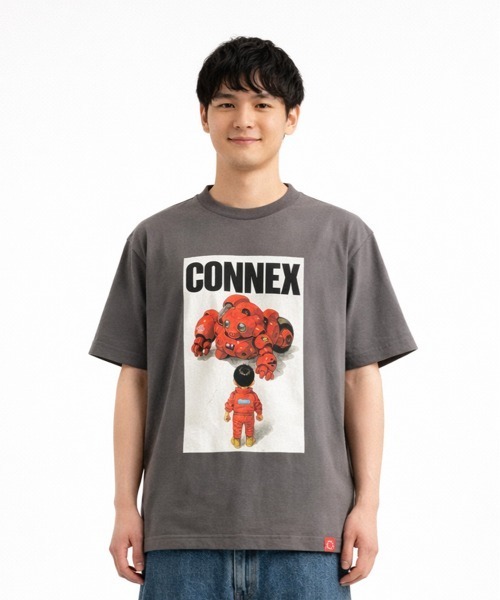 CONVEX（コンベックス）の「FUTUREﾛﾎﾞ / WIDE-T（大人）（Tシャツ/カットソー・メンズ・ブラック/チャコールグレー/オフホワイト・LARGE/MEDIUM）」の3枚目の写真