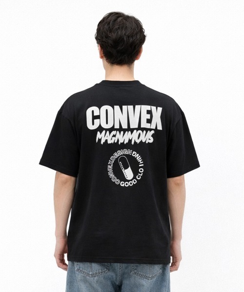 CONVEX（コンベックス）の「FUTUREﾛﾎﾞ / WIDE-T（大人）（Tシャツ/カットソー・メンズ・ブラック/チャコールグレー/オフホワイト・LARGE/MEDIUM）」の2枚目の写真