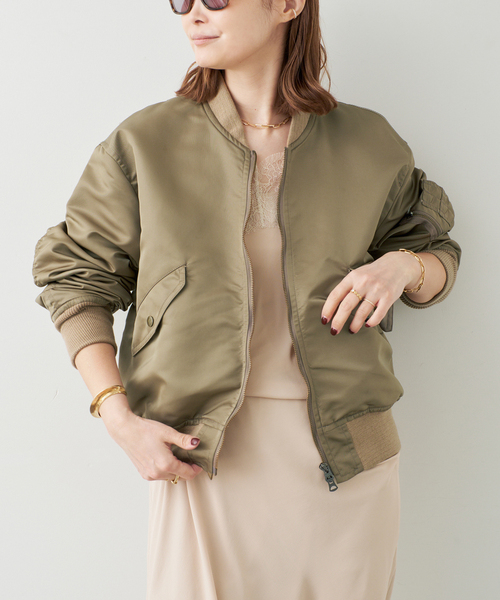 Deuxieme Classe（ドゥーズィエムクラス）の「STAMMBAUM L2Bジャケット（その他アウター・レディース・カーキ/ベージュ・FREE）」の5枚目の写真