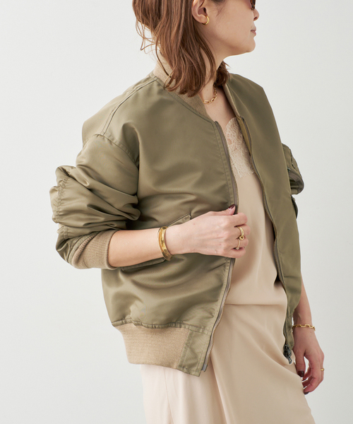 Deuxieme Classe（ドゥーズィエムクラス）の「STAMMBAUM L2Bジャケット（その他アウター・レディース・カーキ/ベージュ・FREE）」の6枚目の写真