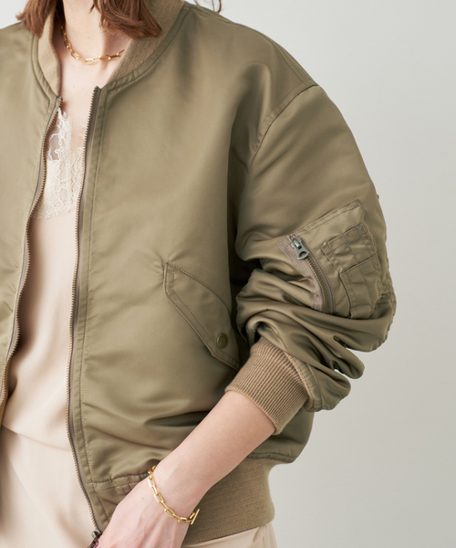 Deuxieme Classe（ドゥーズィエムクラス）の「STAMMBAUM L2Bジャケット（その他アウター・レディース・カーキ/ベージュ・FREE）」の9枚目の写真