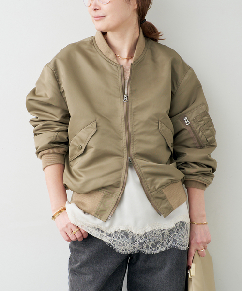 Deuxieme Classe（ドゥーズィエムクラス）の「STAMMBAUM L2Bジャケット（その他アウター・レディース・カーキ/ベージュ・FREE）」の12枚目の写真