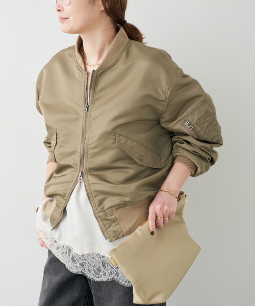 Deuxieme Classe（ドゥーズィエムクラス）の「STAMMBAUM L2Bジャケット（その他アウター・レディース・カーキ/ベージュ・FREE）」の14枚目の写真
