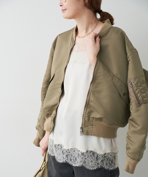 Deuxieme Classe（ドゥーズィエムクラス）の「STAMMBAUM L2Bジャケット（その他アウター・レディース・カーキ/ベージュ・FREE）」の17枚目の写真