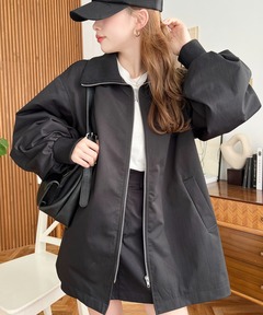 WASHED FULL ZIP ブルゾン（ナイロンジャケット）｜Deuxieme Classe