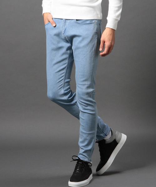 MONKEY TIME(モンキータイム)の「<monkey time> デニム スキニー ジェギンスパンツ◆(デニムパンツ・メンズ・ライトブルー・SMALL/MEDIUM/LARGE/X-LARGE)」の5枚目の写真