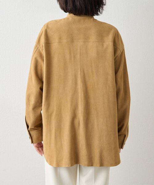 Whim Gazette（ウィムガゼット）の「スエードシャツジャケット（その他アウター・レディース・キャメル・FREE）」の15枚目の写真