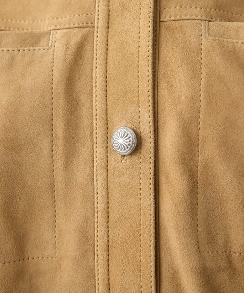 Whim Gazette（ウィムガゼット）の「スエードシャツジャケット（その他アウター・レディース・キャメル・FREE）」の20枚目の写真