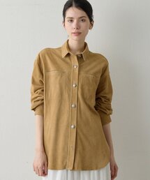 Whim Gazette | スエードシャツジャケット(その他アウター)