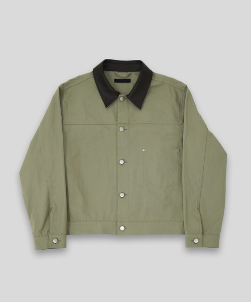 WISM（ウィズム）の「NAMELESSNESS / ネームレスネス DUCK JACKET（ブルゾン・メンズ・ベージュ/ブラック・3/2）」の2枚目の写真