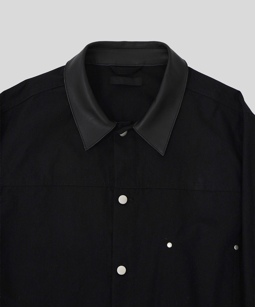 WISM（ウィズム）の「NAMELESSNESS / ネームレスネス DUCK JACKET（ブルゾン・メンズ・ベージュ/ブラック・3/2）」の4枚目の写真