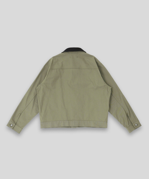 WISM（ウィズム）の「NAMELESSNESS / ネームレスネス DUCK JACKET（ブルゾン・メンズ・ベージュ/ブラック・3/2）」の5枚目の写真