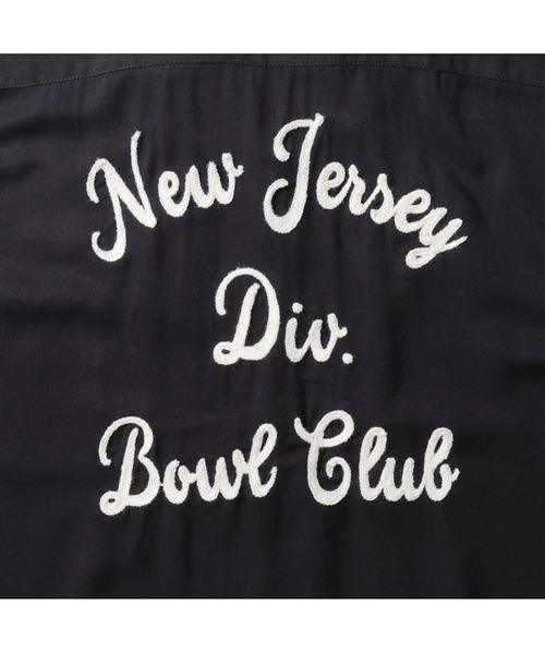 HOUSTON(ヒューストン)の「HOUSTON ボーリングシャツ長袖 NEWJERSEY(シャツ/ブラウス・メンズ・ブラック/オフホワイト/サーモンピンク・X-LARGE/LARGE/MEDIUM/XX-LARGE)」の7枚目の写真