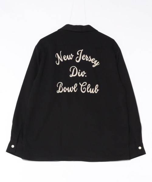 HOUSTON(ヒューストン)の「HOUSTON ボーリングシャツ長袖 NEWJERSEY(シャツ/ブラウス・メンズ・ブラック/オフホワイト/サーモンピンク・X-LARGE/LARGE/MEDIUM/XX-LARGE)」の12枚目の写真