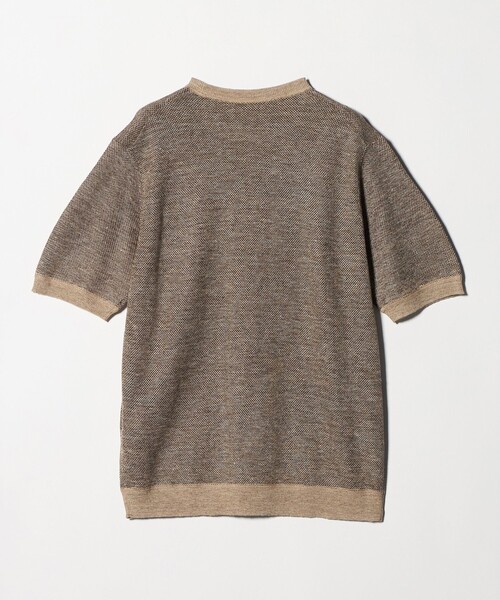 SOVEREIGN(ソブリン)の「<SOVEREIGN>ハニカム ニットTシャツ(Tシャツ/カットソー・メンズ・ブラウン系/グレー系・L/M)」の18枚目の写真