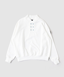 PHINGERIN / フィンガリン DOUBLE HENLEY STONE SNAP SWEAT
