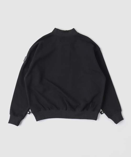 PHINGERIN（フィンガリン）の「PHINGERIN / フィンガリン DOUBLE HENLEY STONE SNAP SWEAT（スウェット・メンズ・ホワイト/ブラック・MEDIUM）」の3枚目の写真