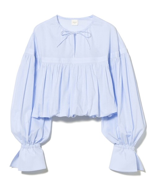 EFFE BEAMS(エッフェビームス)の「バルーン ボリュームスリーブ ブラウス(シャツ/ブラウス・レディース・オフホワイト/サックスブルー/その他7・ONE SIZE)」の9枚目の写真