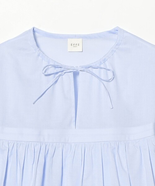 EFFE BEAMS(エッフェビームス)の「バルーン ボリュームスリーブ ブラウス(シャツ/ブラウス・レディース・オフホワイト/サックスブルー/その他7・ONE SIZE)」の10枚目の写真