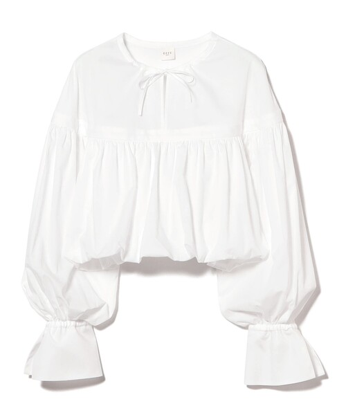 EFFE BEAMS(エッフェビームス)の「バルーン ボリュームスリーブ ブラウス(シャツ/ブラウス・レディース・オフホワイト/サックスブルー/その他7・ONE SIZE)」の14枚目の写真