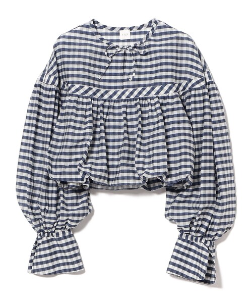 EFFE BEAMS(エッフェビームス)の「バルーン ボリュームスリーブ ブラウス(シャツ/ブラウス・レディース・オフホワイト/サックスブルー/その他7・ONE SIZE)」の18枚目の写真