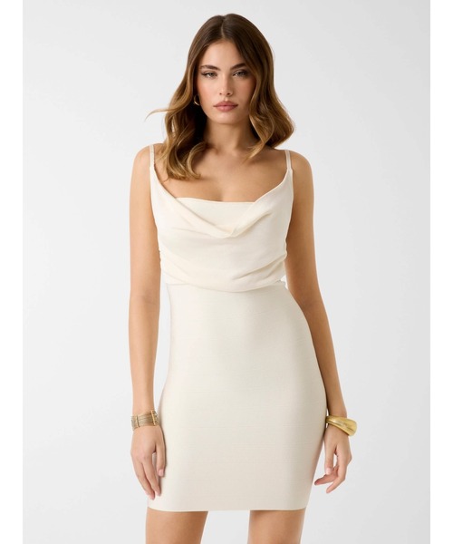 Guess（ゲス）の「ARISA Bandage Dress ワンピース ドレス（ワンピース・レディース・ライトイエロー/ホワイト・SMALL/MEDIUM/X-SMALL）」の2枚目の写真