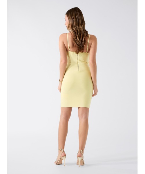 Guess（ゲス）の「ARISA Bandage Dress ワンピース ドレス（ワンピース・レディース・ライトイエロー/ホワイト・SMALL/MEDIUM/X-SMALL）」の8枚目の写真