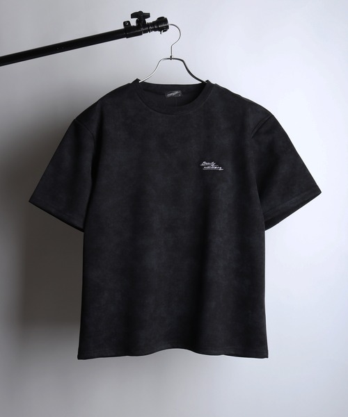 WESTSEA(ウエストシー)の「ヴィンテージライク フラワー バックプリントTシャツ / 花柄グラフィック オーバーサイズ 半袖Tシャツ(Tシャツ/カットソー・メンズ・ブラック/ワイン・L/M)」の3枚目の写真
