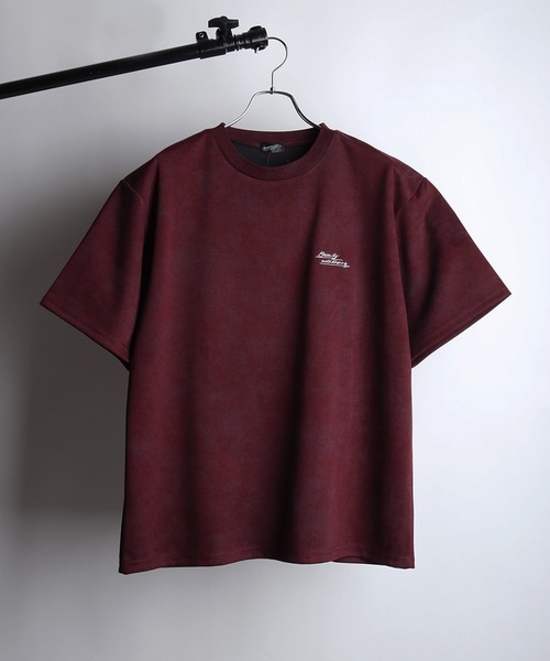 WESTSEA(ウエストシー)の「ヴィンテージライク フラワー バックプリントTシャツ / 花柄グラフィック オーバーサイズ 半袖Tシャツ(Tシャツ/カットソー・メンズ・ブラック/ワイン・L/M)」の5枚目の写真