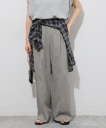 《WEB限定追加2》マットウースフレアタックパンツ