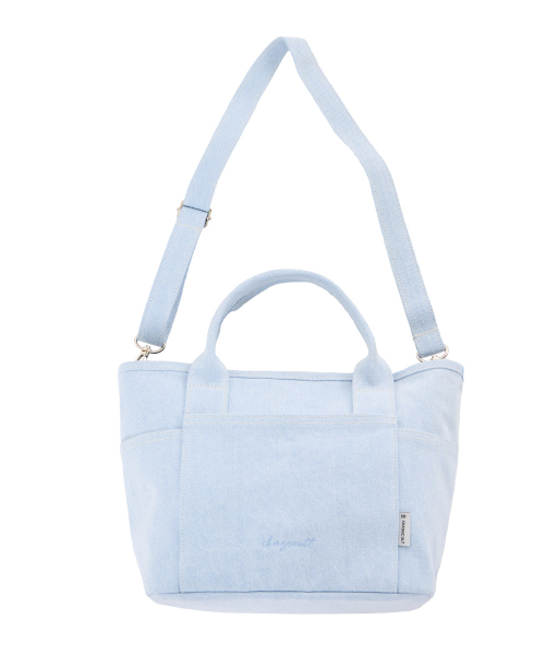 CHASECULT（チェイスカルト）の「刺繍ポイントトートバッグ-FDRG8451A0D（トートバッグ・レディース・スカイブルー・FRE）」の2枚目の写真