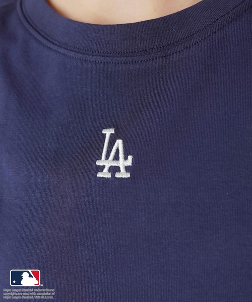 MLB(メジャーリーグベースボール)の「【MLB/メジャーリーグベースボール】半袖ピタカットソー/ワンポイント(Tシャツ/カットソー・レディース・ブラック/ネイビー/オフホワイト・ONESIZE)」の18枚目の写真