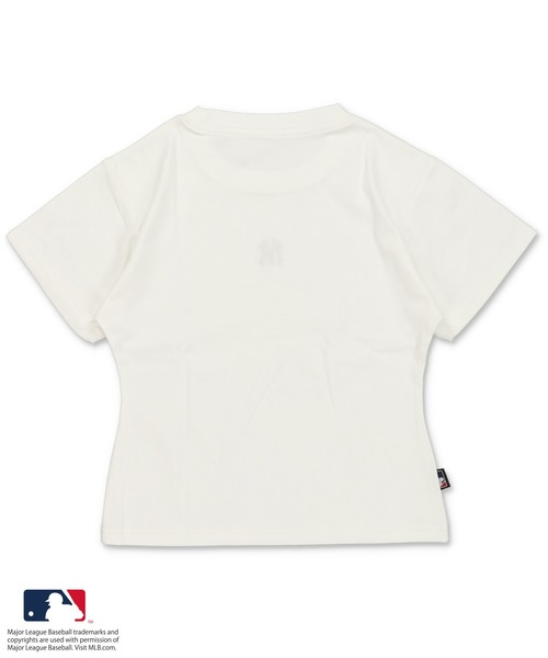 MLB(メジャーリーグベースボール)の「【MLB/メジャーリーグベースボール】半袖ピタカットソー/ワンポイント(Tシャツ/カットソー・レディース・ブラック/ネイビー/オフホワイト・ONESIZE)」の7枚目の写真