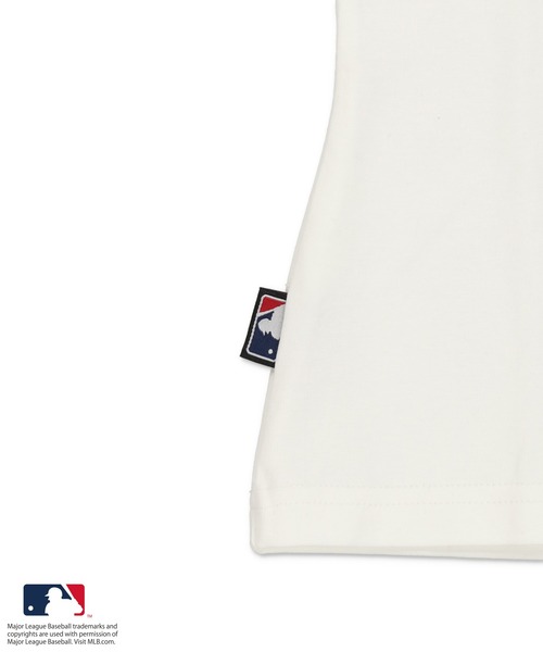 MLB(メジャーリーグベースボール)の「【MLB/メジャーリーグベースボール】半袖ピタカットソー/ワンポイント(Tシャツ/カットソー・レディース・ブラック/ネイビー/オフホワイト・ONESIZE)」の9枚目の写真