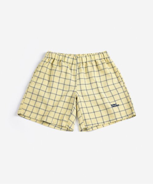 BOBO CHOSES(ボボショーズ)の「Spicy Window Pane 半パンツ・布帛【キッズ】(その他パンツ・キッズ・イエロー・100/110/120/130)」の5枚目の写真