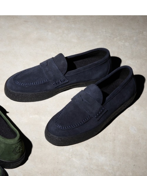 CONVERSE(コンバース)の「CONVERSE コンバース CS LOAFER II SK CS ローファー Ⅱ SK 33702640 NAVY/BLACK(スニーカー・メンズ・ブルー・7/6h/5h/5/4h/4/9h/9/8h/8/7h)」の1枚目の写真