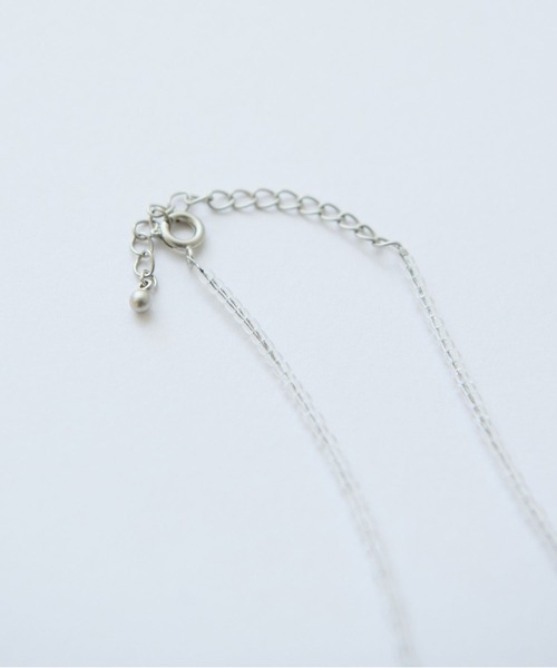 bulle de savon(ビュルデサボン)の「△mokumoku necklace(ネックレス・レディース・クリア/レッド・FREE)」の11枚目の写真